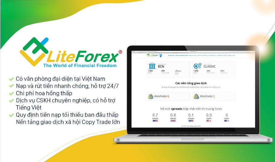 LiteForex là sàn giao dịch uy tín với văn phòng hỗ trợ trực tiếp tại Việt Nam.