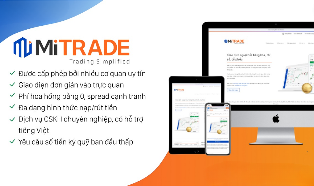 Mitrade là nhà môi giới trẻ tuổi nhất với nhiều thành tựu lớn.