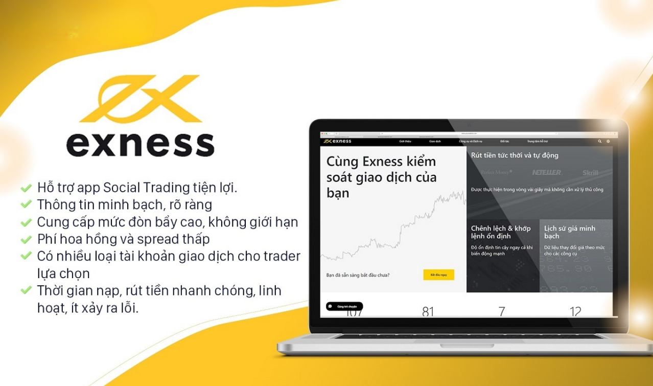 Exness - Sàn Forex uy tín hàng đầu thế giới.